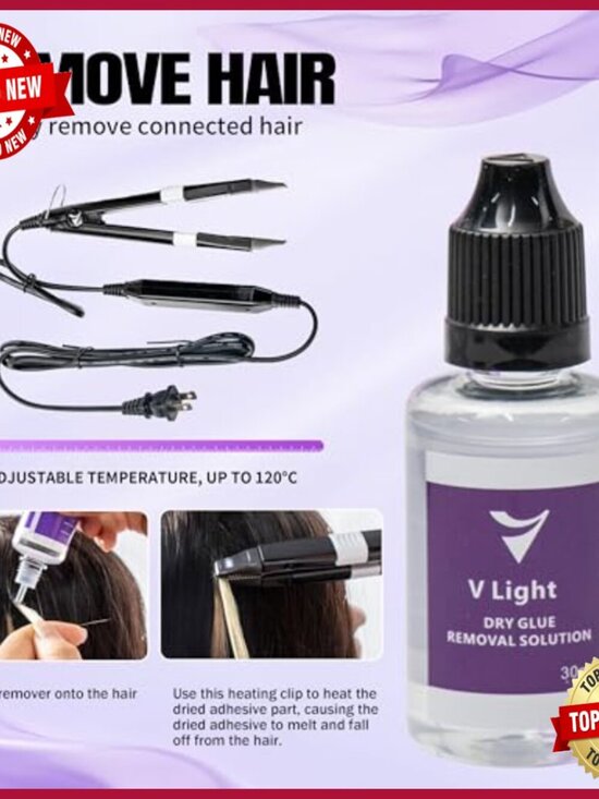 Portable LED Hair Extension Machine Kit with 6 Beads, Travel-Friendly main image 4